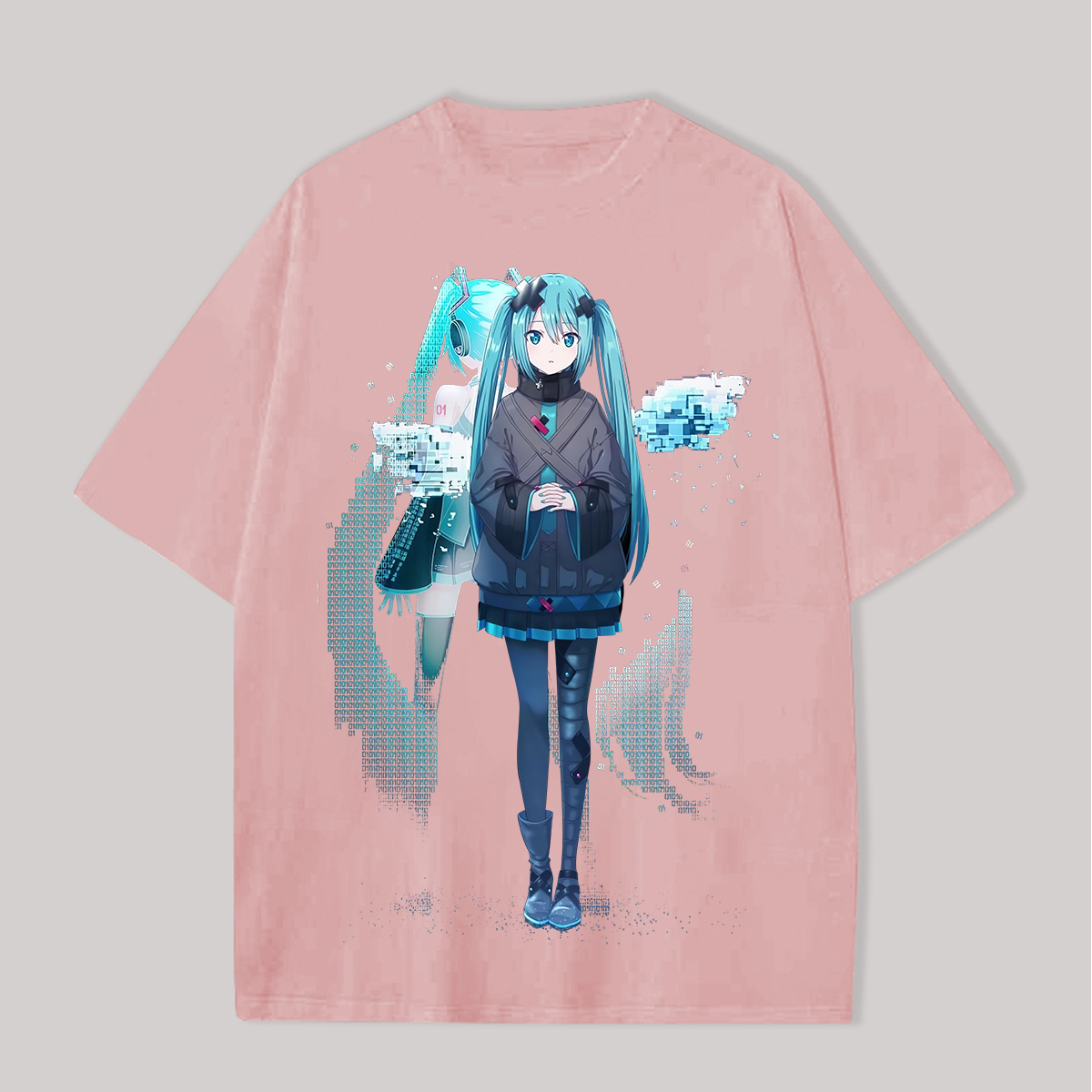 Hatsune Miku Printed Oversized Unisex T-shirts