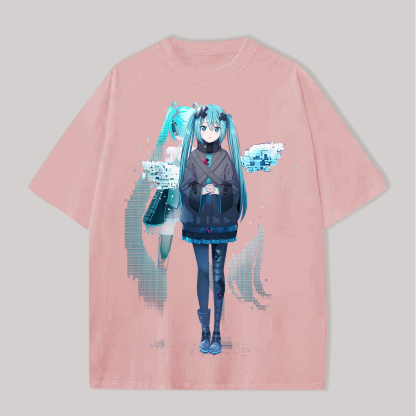 Hatsune Miku Printed Oversized Unisex T-shirts