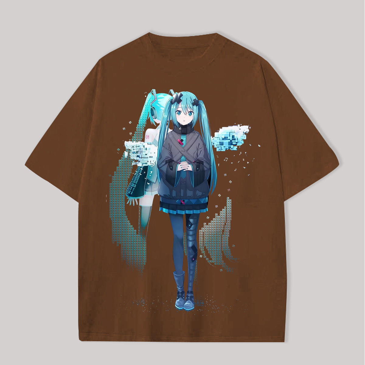 Hatsune Miku Printed Oversized Unisex T-shirts