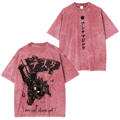 Black Clover Vintage washed T-shirt/Crewneck/Hoodie