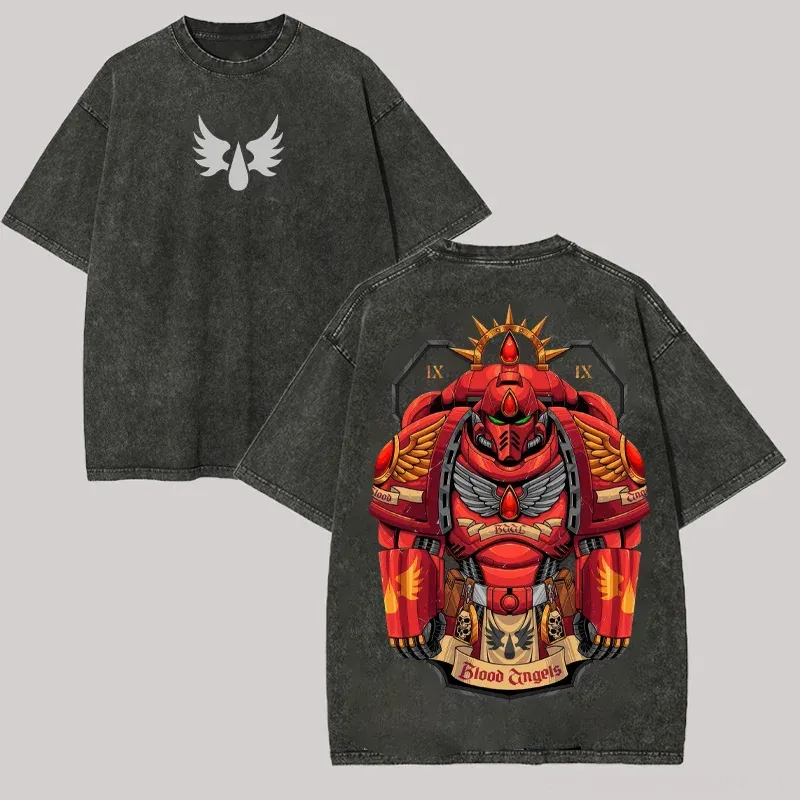 Warhammer 40K Printed Unisex Washed T-Shirt