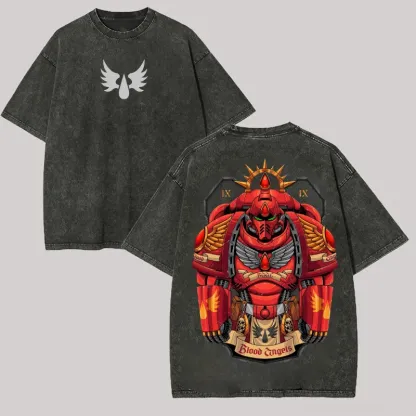 Warhammer 40K Printed Unisex Washed T-Shirt
