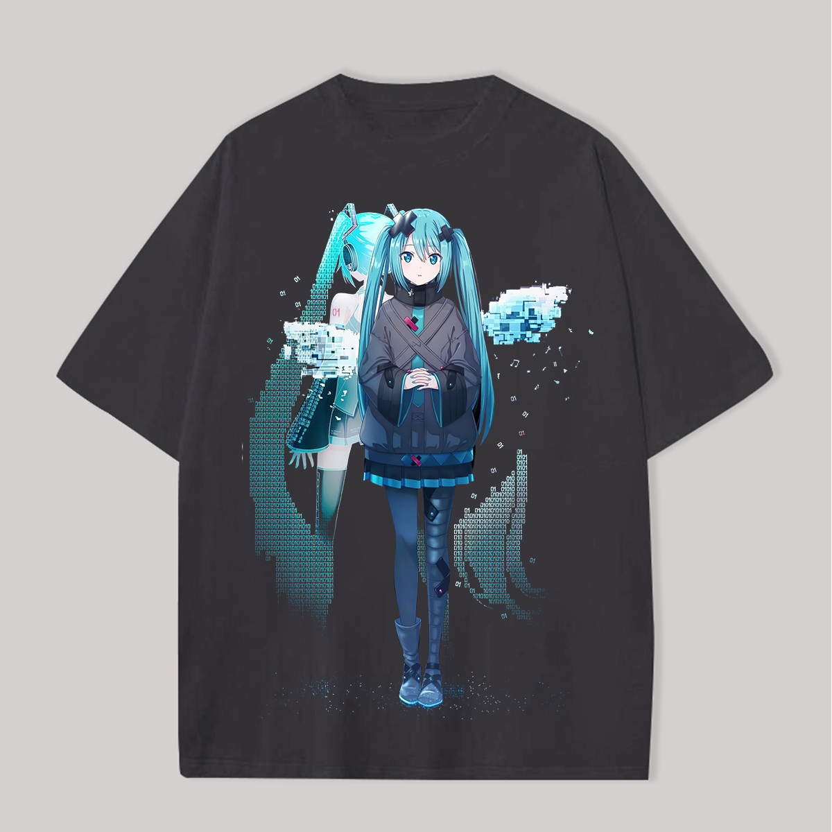Hatsune Miku Printed Oversized Unisex T-shirts