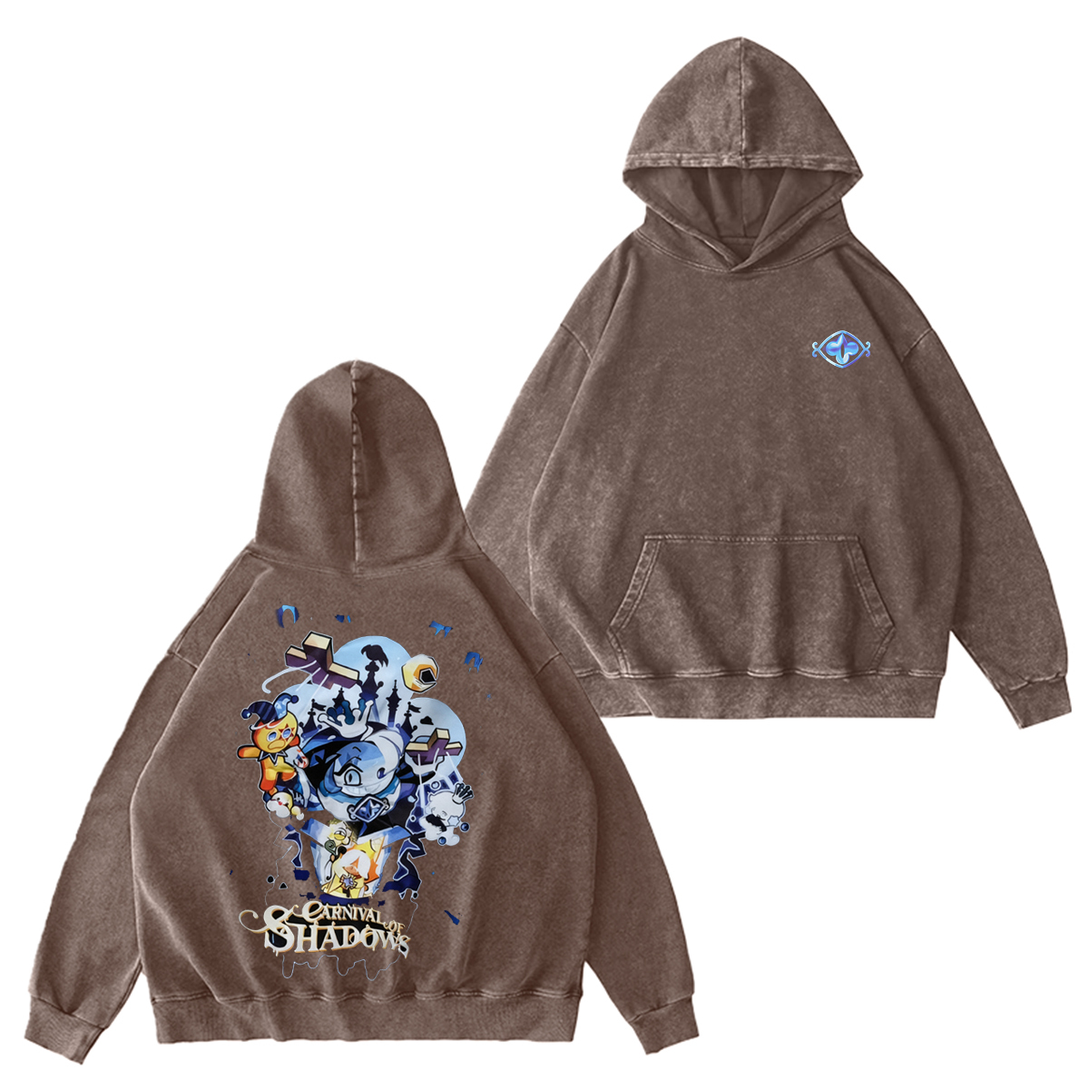CookieRun: Kingdom Gingerbread Man Kingdom Shadow Milk Vintage Washed T-shirt/Crewneck/Hoodie