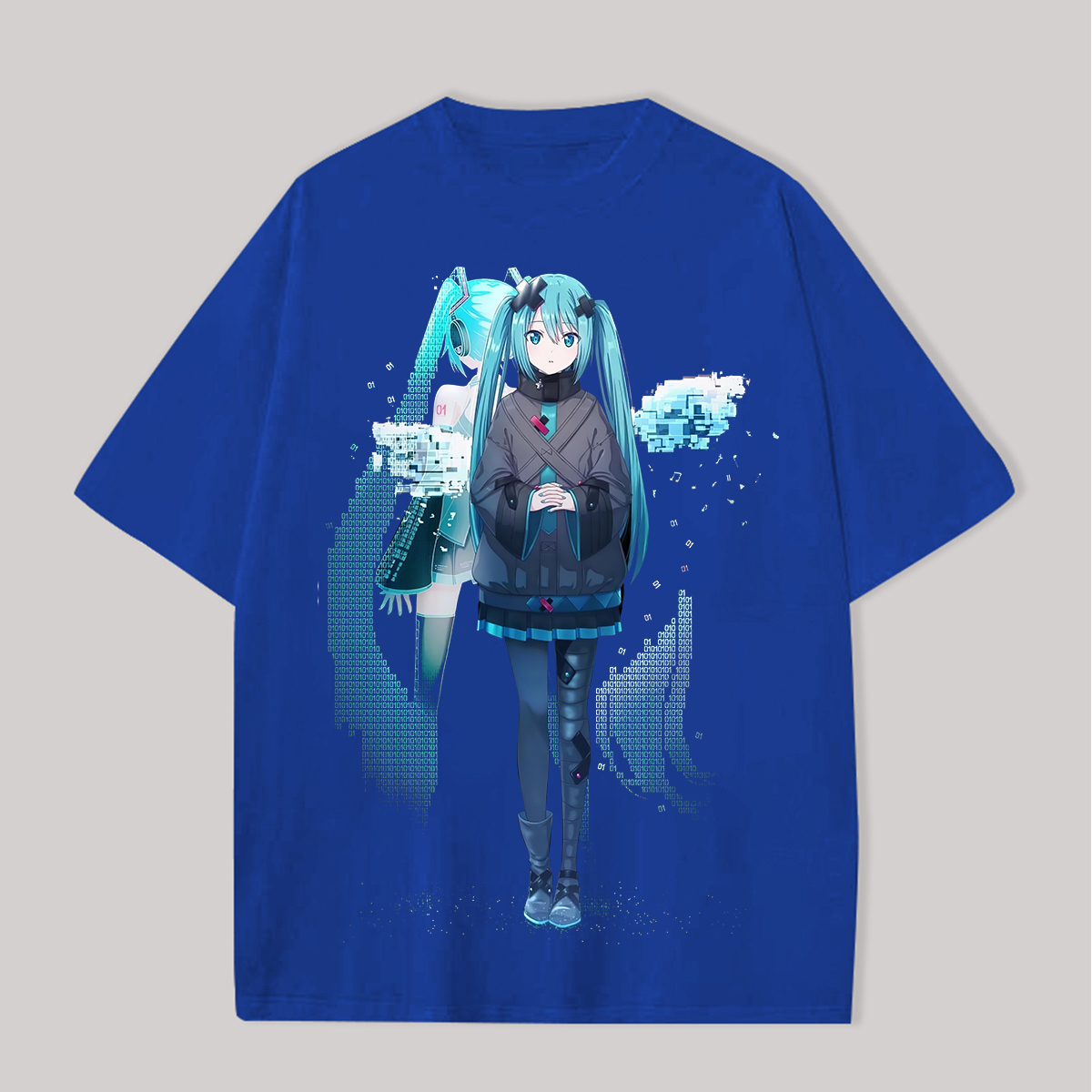 Hatsune Miku Printed Oversized Unisex T-shirts