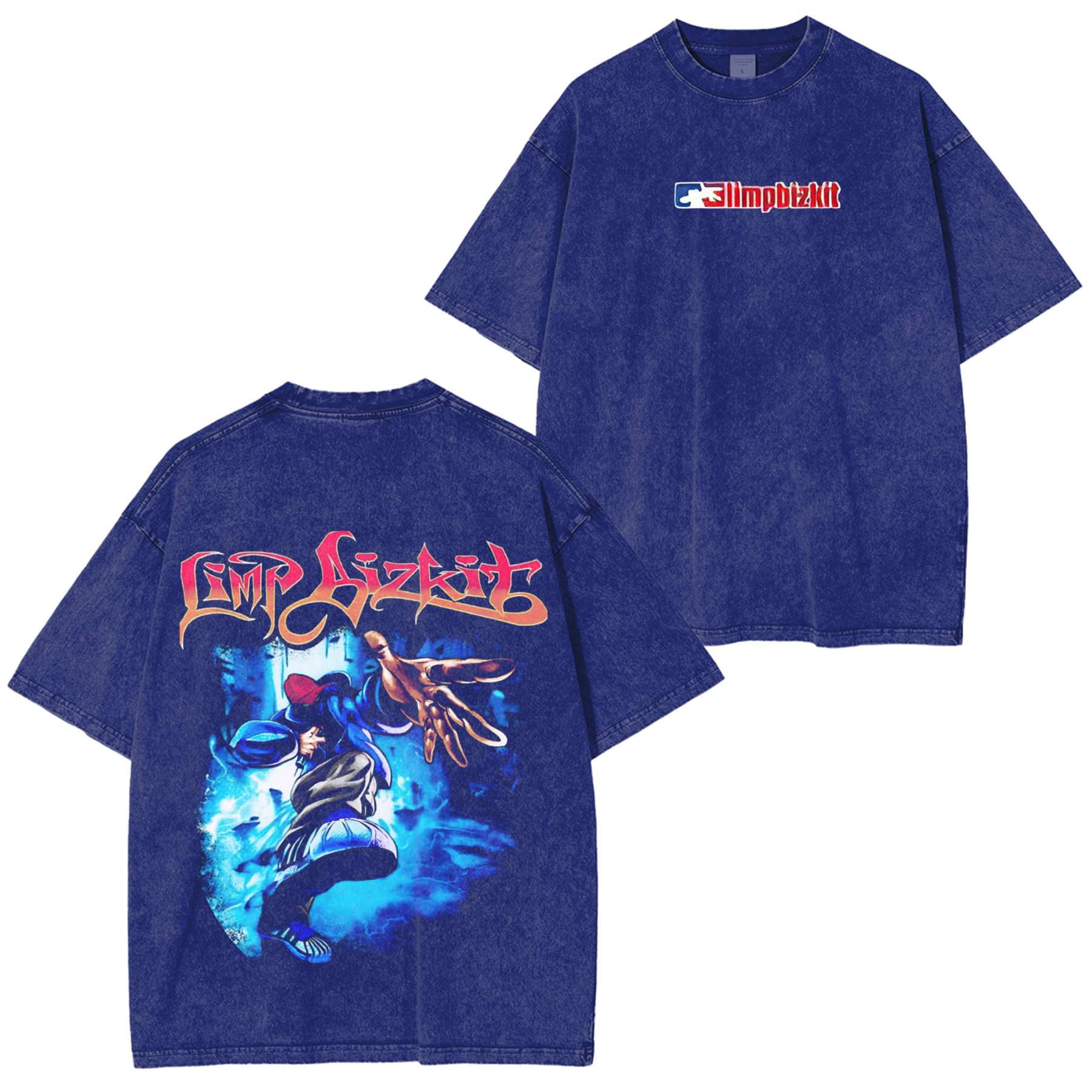 Limp Bizkit Band Vintage Unisex Washed T-Shirt