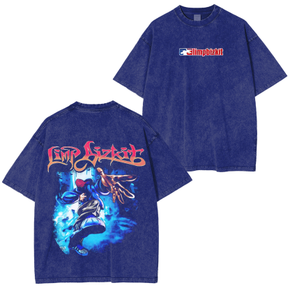 Limp Bizkit Band Vintage Unisex Washed T-Shirt