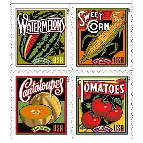 2015 Summer Harvest Forever First Class Postage Stamps
