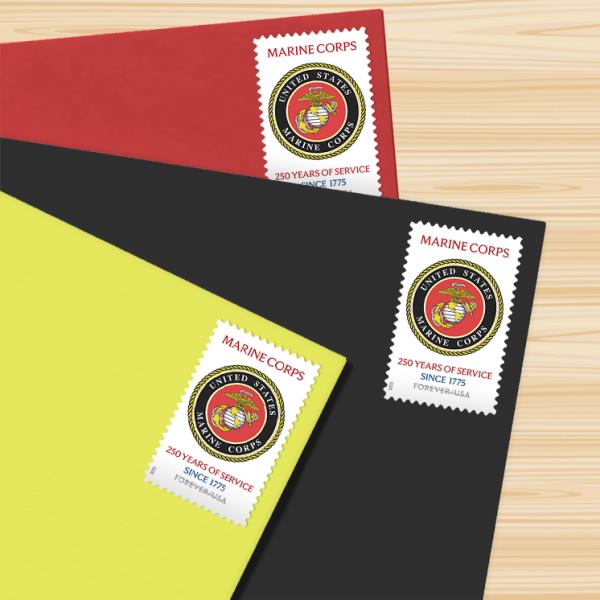 2025 U.S. Marine Corps of 20 250th  Forever First Class Postage Stamps