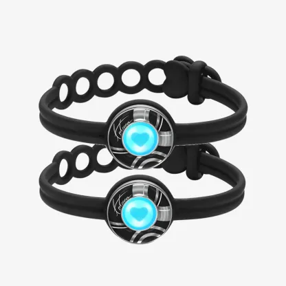 ❤️Candy Wave Touch Bracelets 【Black+Black】👫🎁