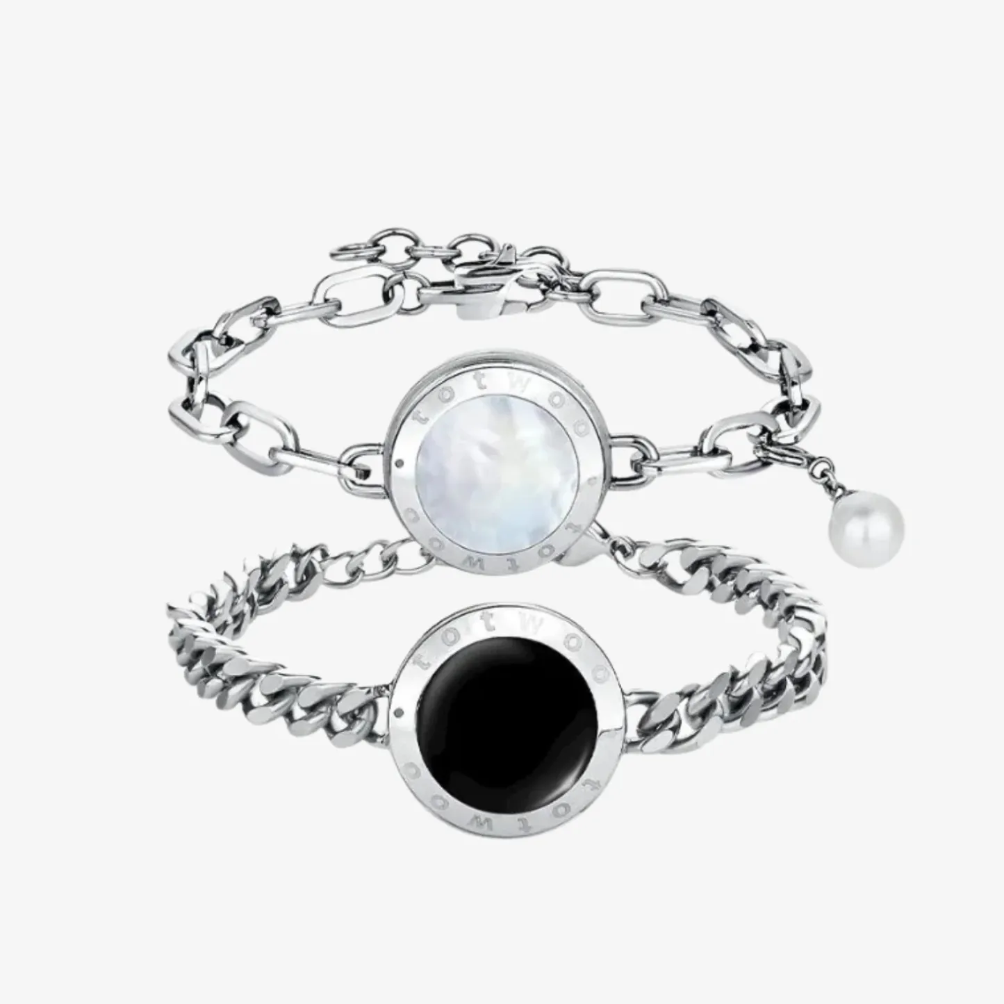 🔥 2-Pack Sun & Moon Bracelets – Luminous Couples Jewelry for Long-Dis