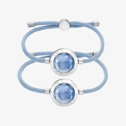 ❤️Azure Dream 2.0 Touch Bracelets with Blue Aventurine 👫🎁