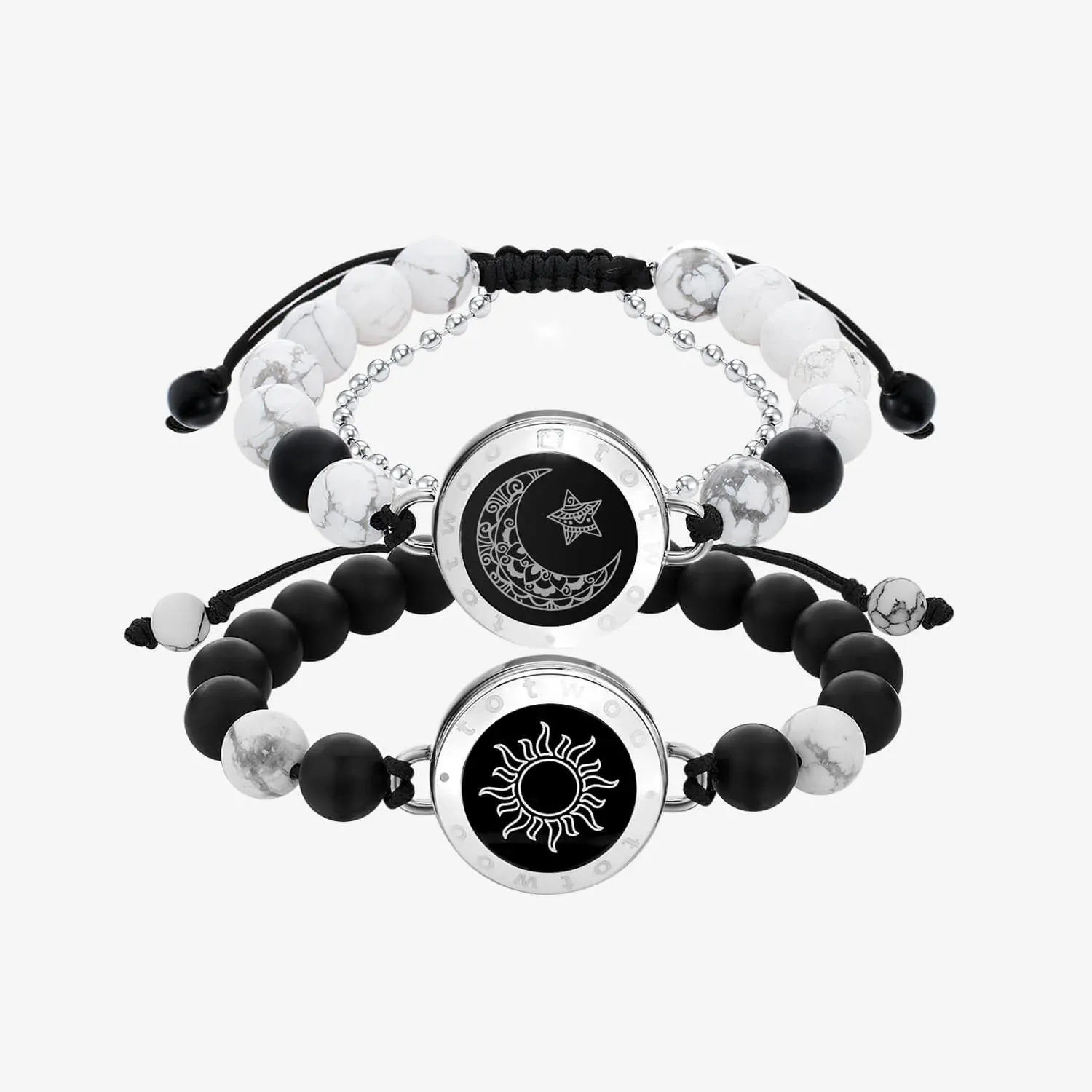 ❤️Sun & Moon Touch Bracelets with Matching Beads – The perfect Valentine's Day gift 👫🎁