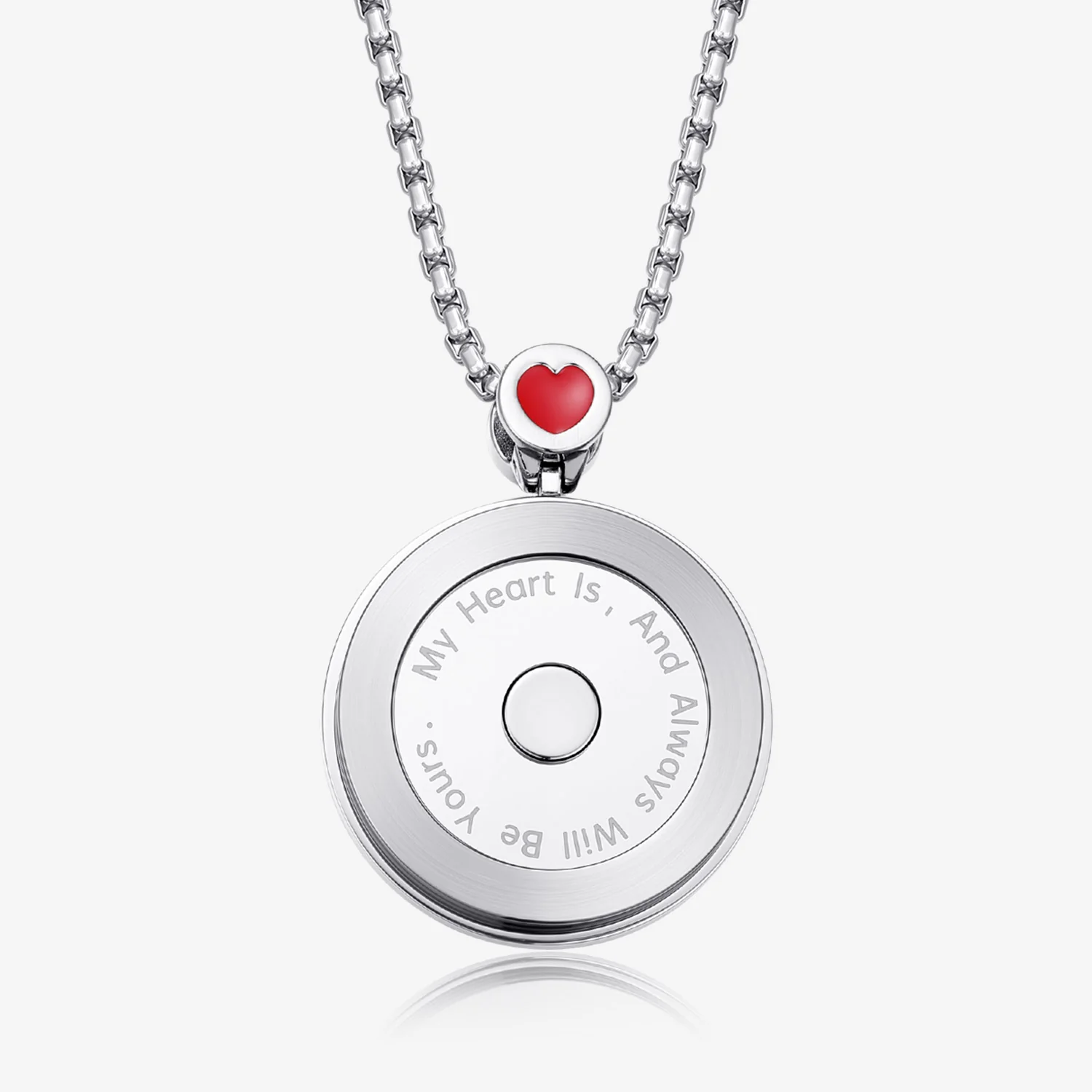 ❤️Touch Necklaces Set for Long Distance【Black+White】👫🎁