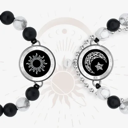 ❤️Sun & Moon Touch Bracelets with Matching Beads – The perfect Valentine's Day gift 👫🎁