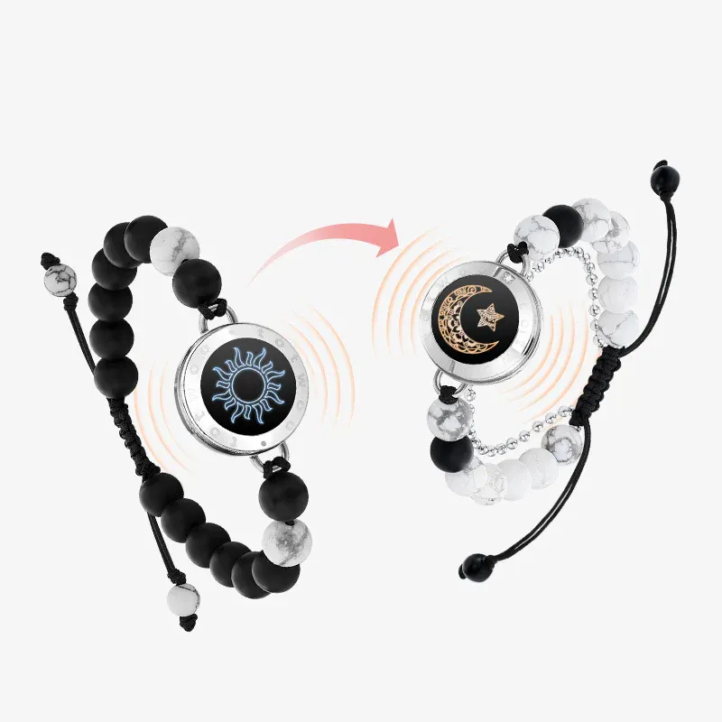 ❤️Sun & Moon Touch Bracelets with Matching Beads – The perfect Valentine's Day gift 👫🎁