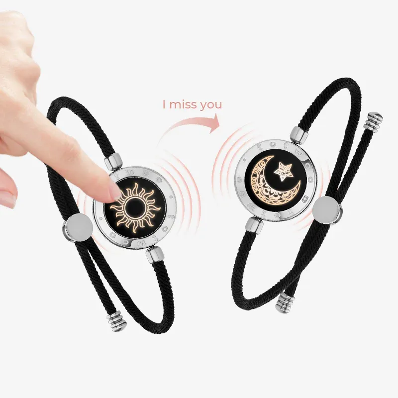 ❤️Sun & Moon Touch Bracelets with Milan Rope – The perfect Valentine's Day gift 👫🎁