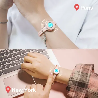 ❤️Candy Original Touch Bracelets【Pink+Pink】👫