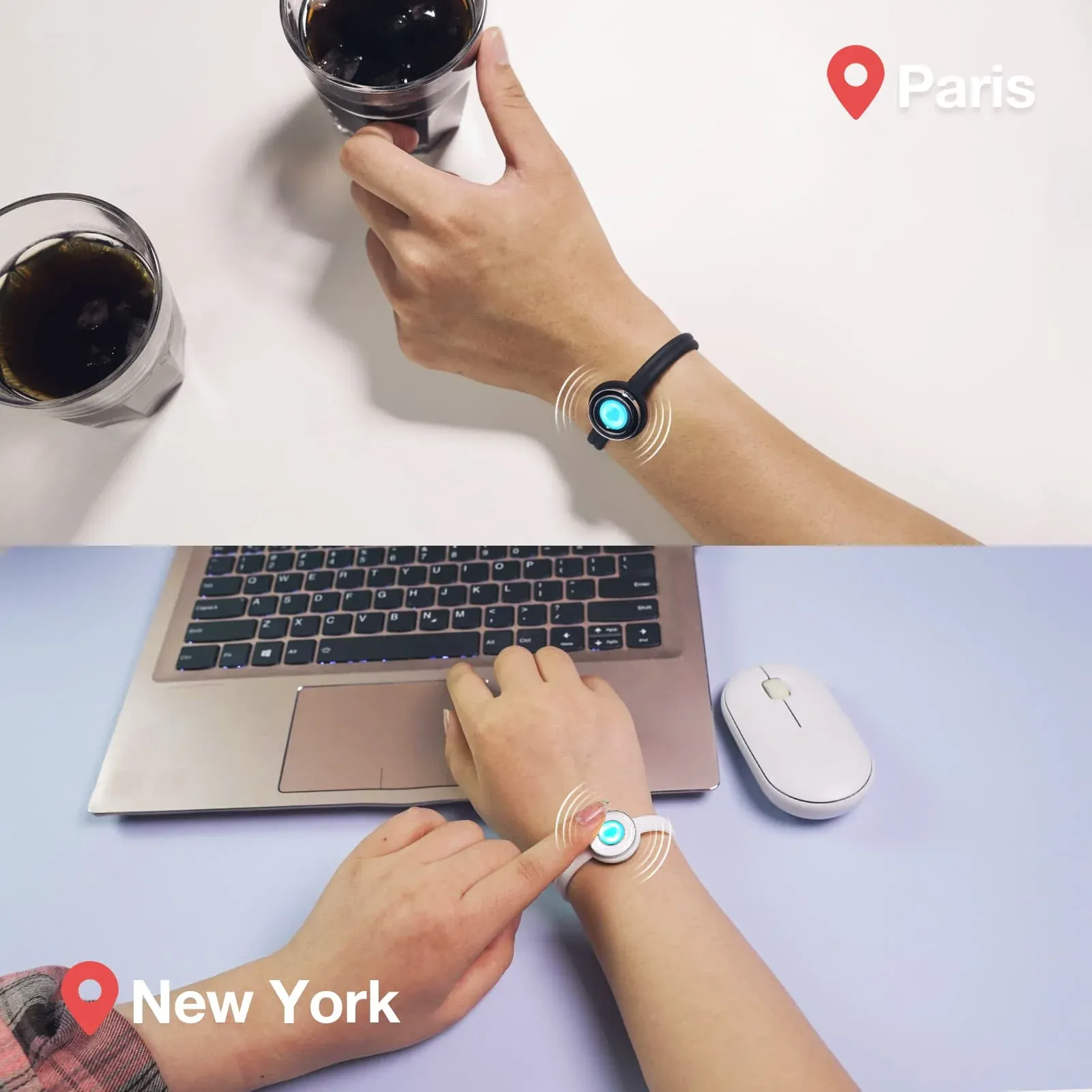 ❤️Candy Original Touch Bracelets 【Black+White】👫🎁