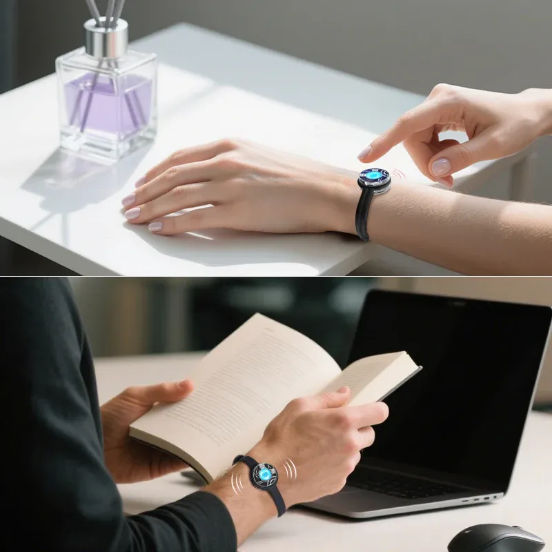 ❤️Candy Wave Touch Bracelets 【Black+Black】👫🎁