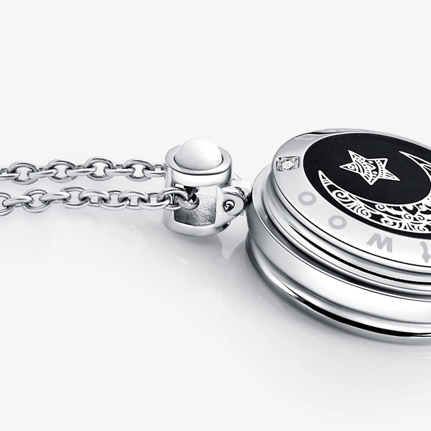 ❤️Sun&Moon Touch Necklaces with Natural Agate Set for Two – The perfect Valentine's Day gift 👫🎁