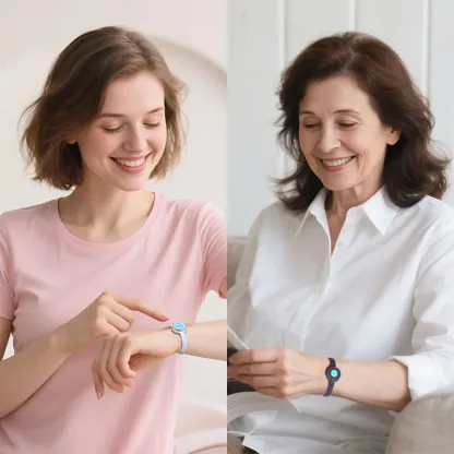 ❤️Candy Original Touch Bracelets【Deep Blue+Light Blue】👫🎁