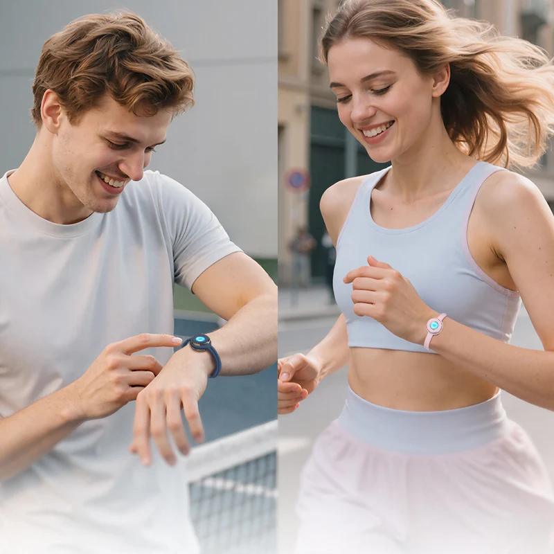 ❤️Candy Original Touch Bracelets【Deep Blue+Pink】👫🎁