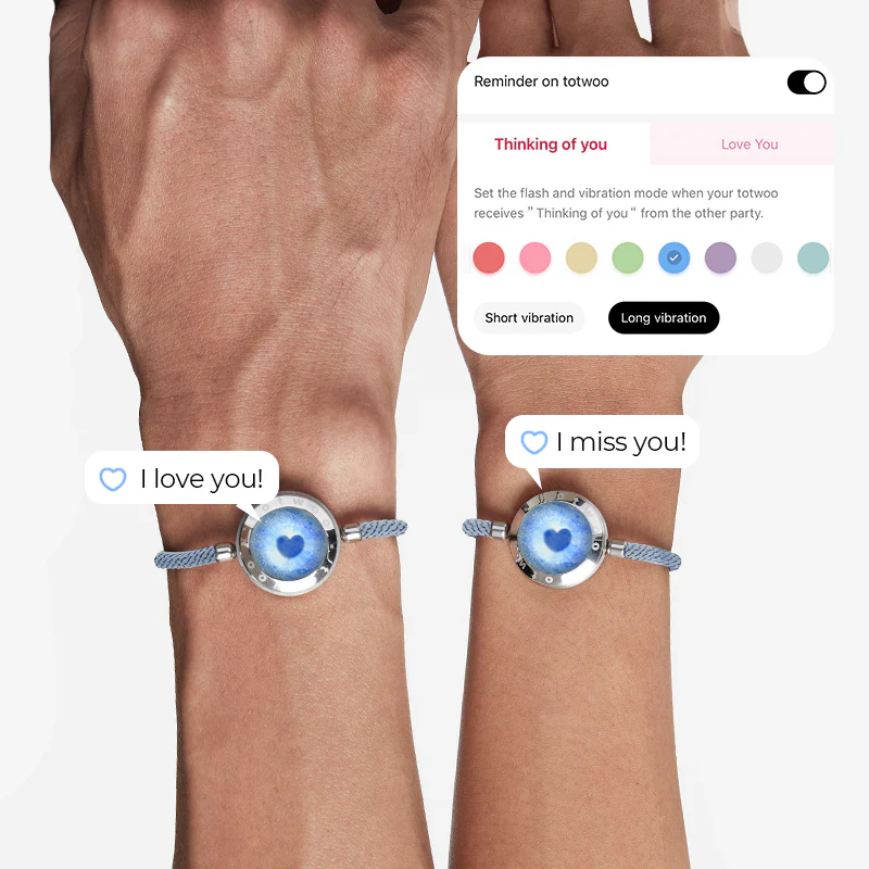 ❤️Azure Dream 2.0 Touch Bracelets with Blue Aventurine 👫🎁