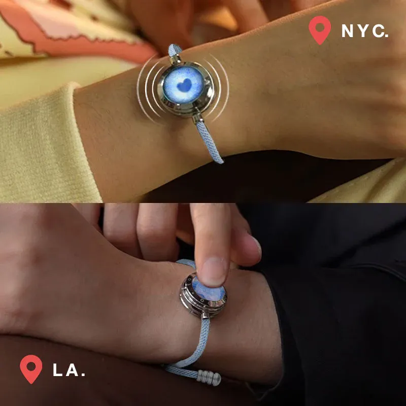 ❤️Azure Dream 2.0 Touch Bracelets with Blue Aventurine 👫🎁