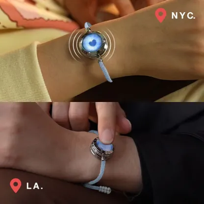 ❤️Azure Dream 2.0 Touch Bracelets with Blue Aventurine 👫🎁