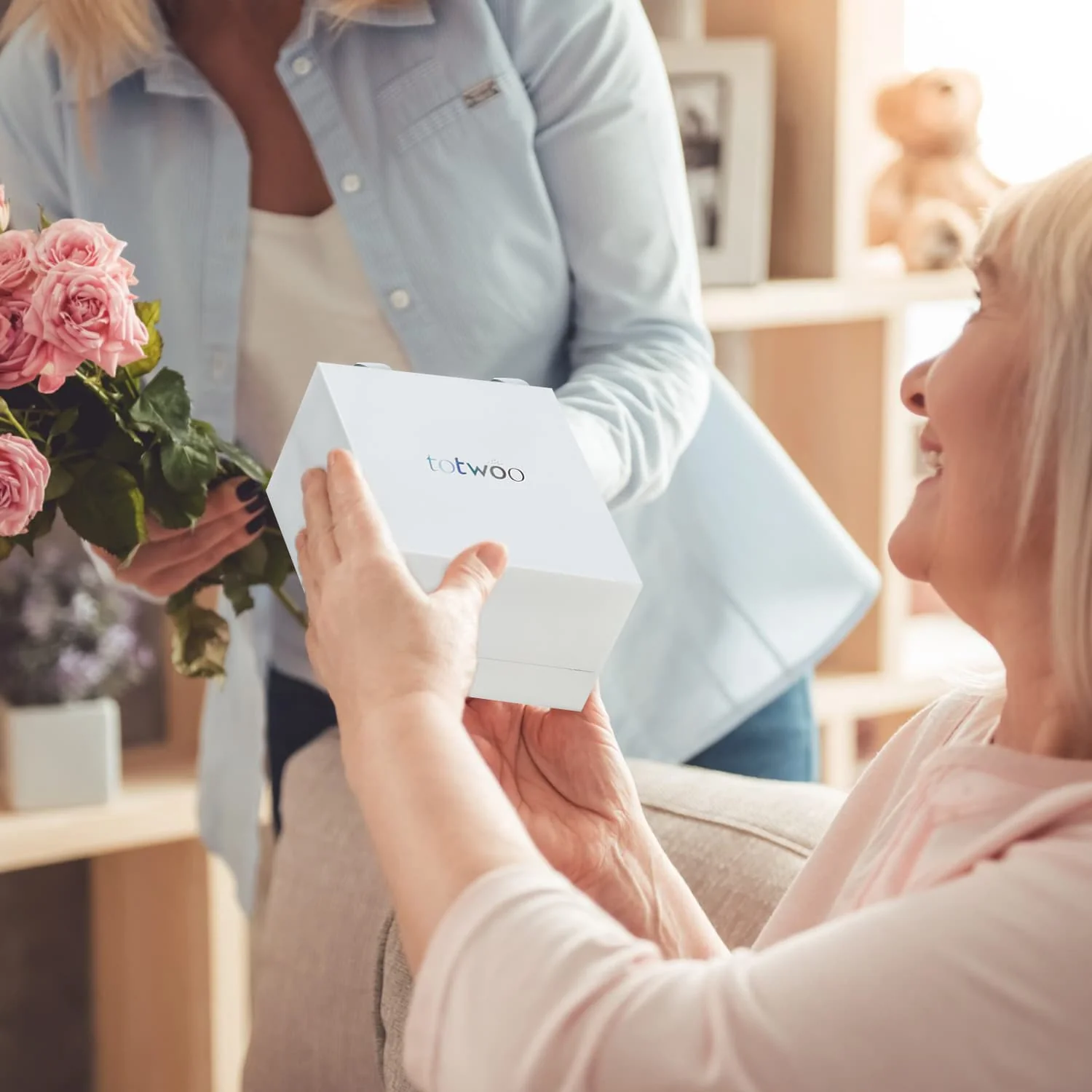 ❤️Moon&Star Touch Bracelets with Matching Beads 👫🎁
