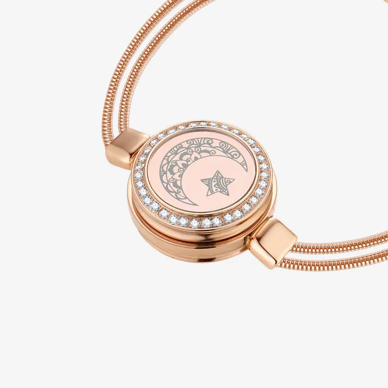 ❤️Sun & Moon Touch Bracelets 【Snake Chain + Braided Cord】 👫🎁