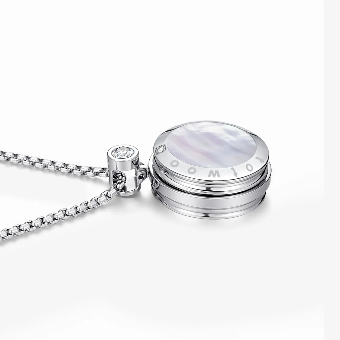 ❤️Touch Necklaces Set for Long Distance【Black+White】👫🎁