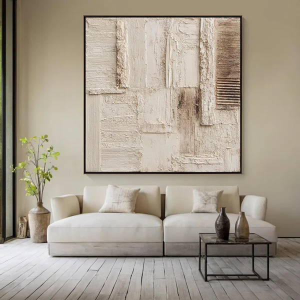 Scratched Mark - Wabi Sabi Art