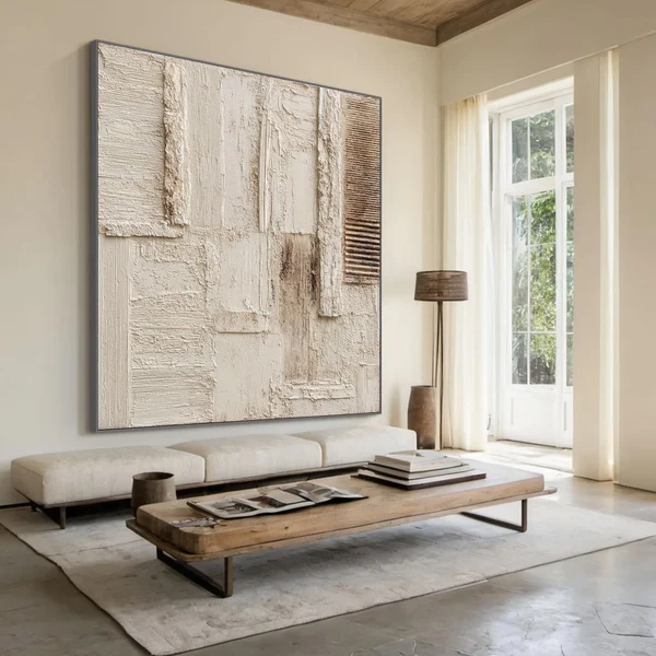 Scratched Mark - Wabi Sabi Art