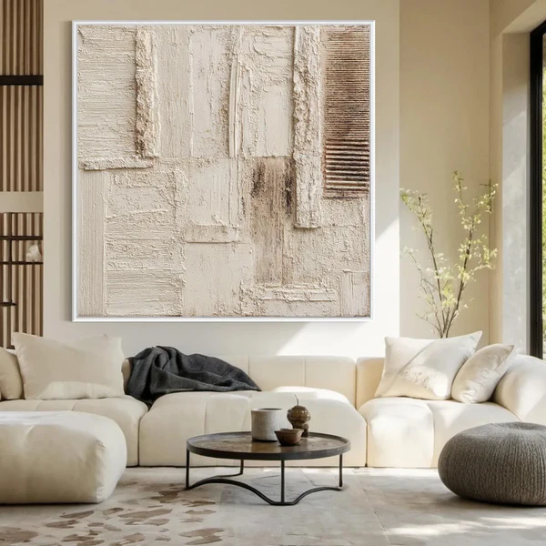 Scratched Mark - Wabi Sabi Art