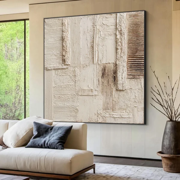 Scratched Mark - Wabi Sabi Art