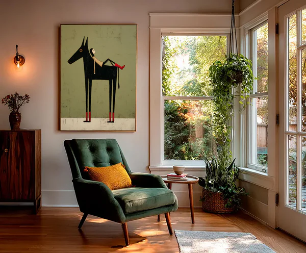 Quiet Joy - Vintage Art