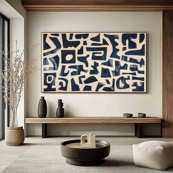 Silent Contrast - Texture Art