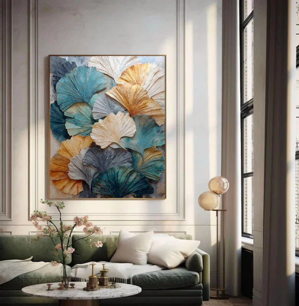 Layered Depth - Texture Wall Art