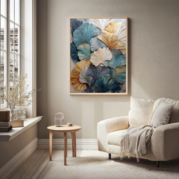 Layered Depth - Texture Wall Art