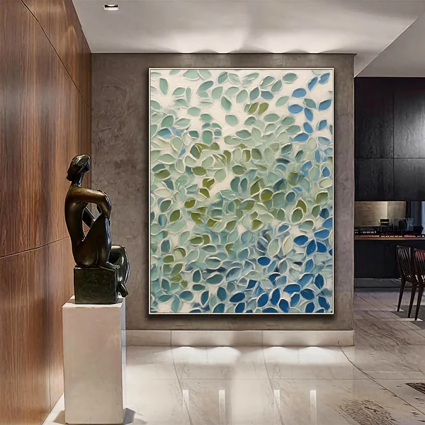 Green Hope - Texture Wall Art