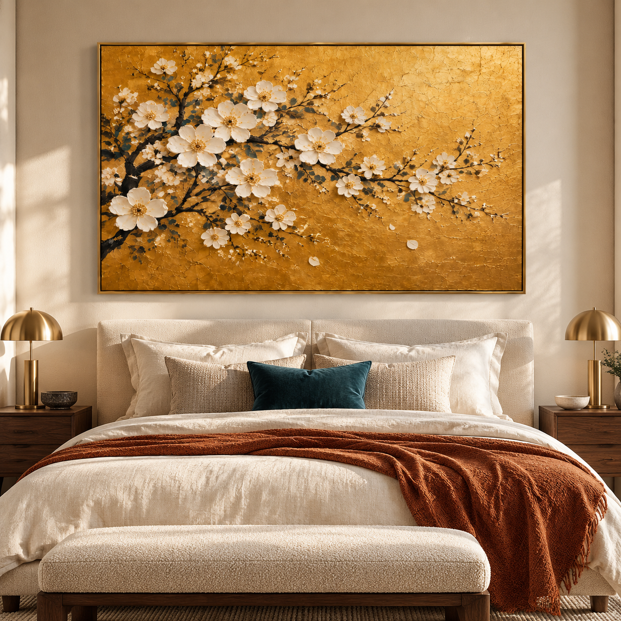Blossoms in Golden Light