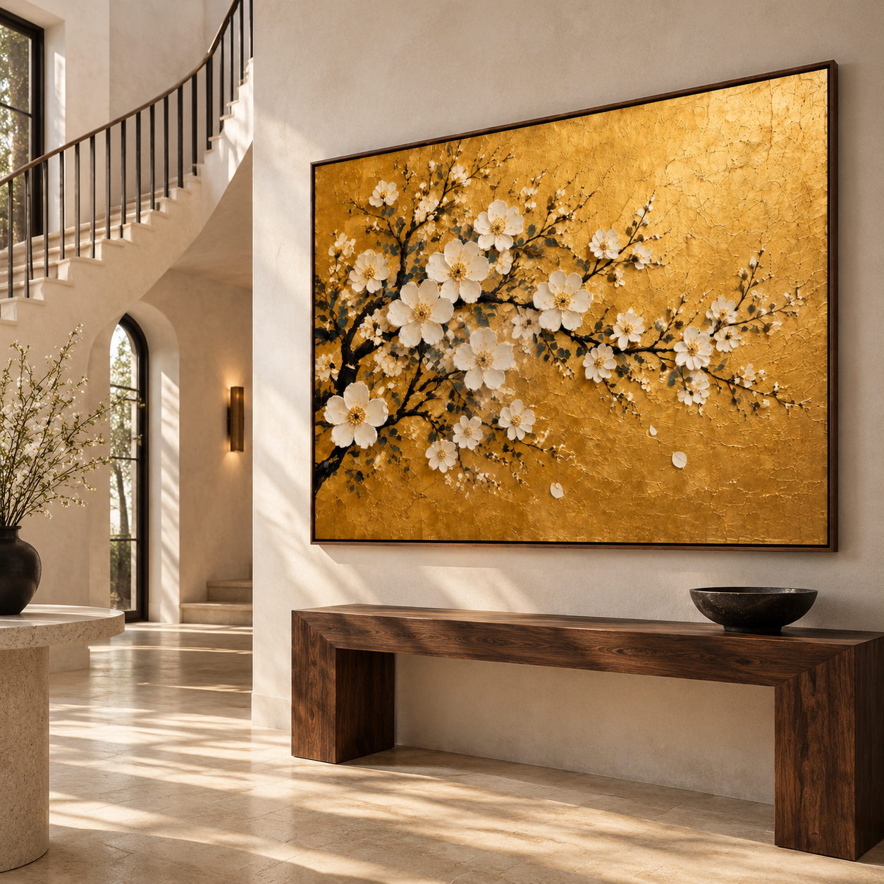 Blossoms in Golden Light