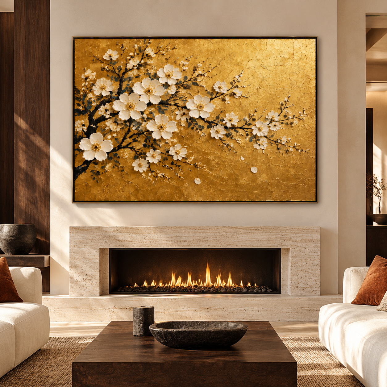 Blossoms in Golden Light