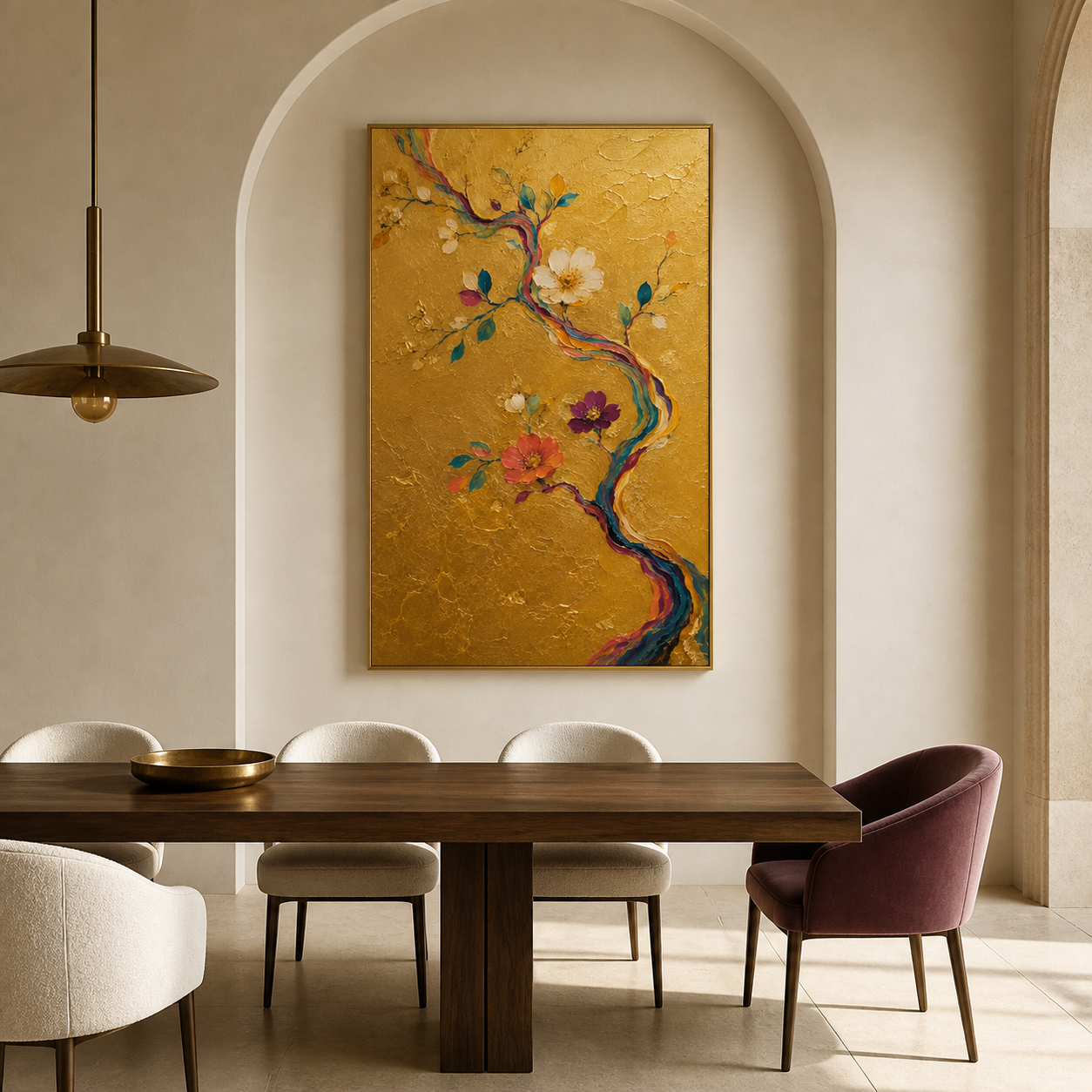 Silk Branch in Gold