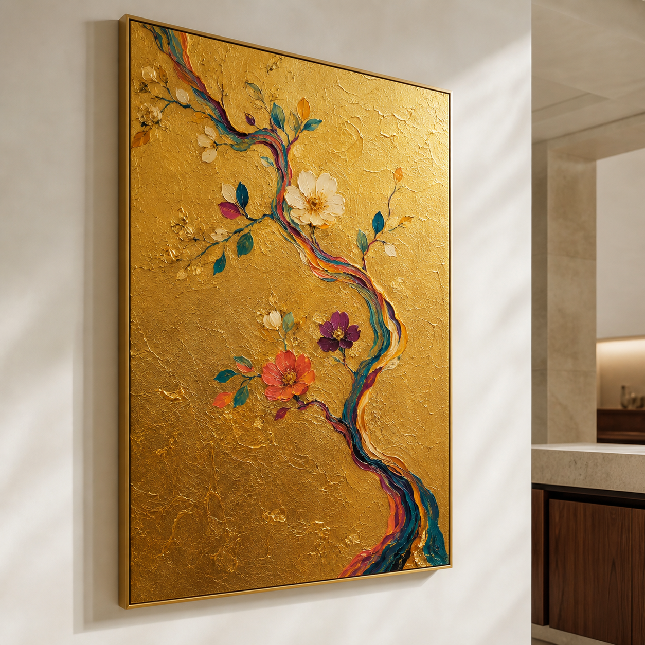 Silk Branch in Gold