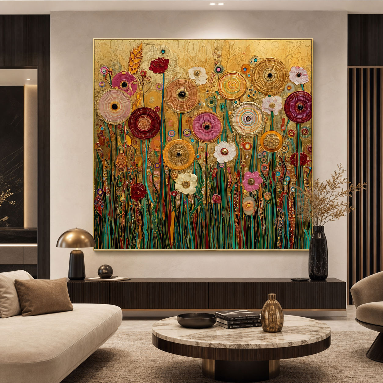Luminous Floral Garden