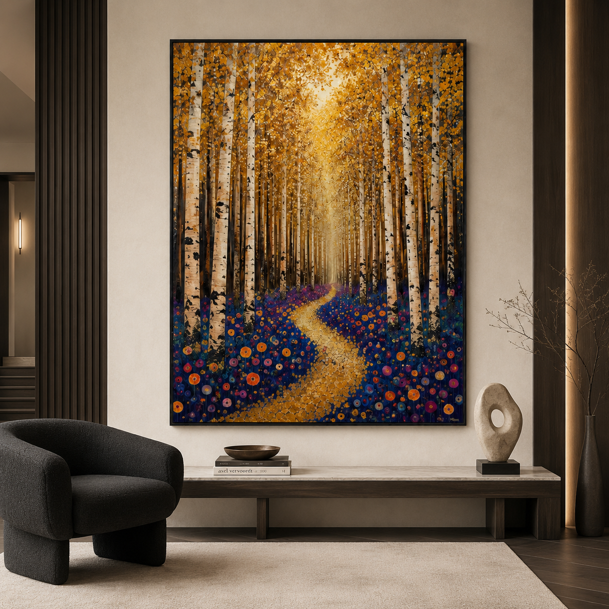 The Amber Woodland Path