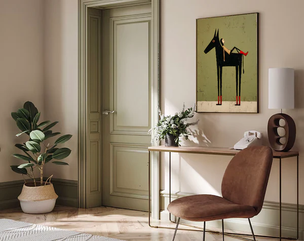 Quiet Joy - Vintage Art